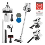 Aspirateur balai sans fil puissante 120w - aspirateur balai sans sac multifonctions 2in1 - autonomie ...