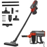 Aspirateur balai sans sac joulli - aspirateur  main 2 en 1 - haute capacit 1. 5 l 600w / 18kpa puissance ...