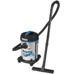 Aspirateur bidon professionnel - ribiland - 1200 w - eau et poussi�res - inox