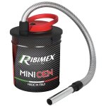 Aspirateur de cendres froides minicen 10 l - ribimex - 800 w - cuve en acier - filtre hepa lavable