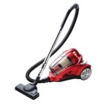 Aspirateur cyclone sans sac 2400w klaiser turbo - rouge - syst�me filtration optimal
