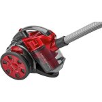 Aspirateur cyclonique - clatronic - bs 1308 - rouge - filtre hepa - sans sac