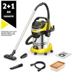 Aspirateur eau et poussière karcher wd 6 p s v - 30 / 6 / 22 / t - cuve inox 30 l - 1300w Aspirateur eau et poussière karcher wd 6 p s v - 30 / 6 / 22 / t - cuve inox 30 l - 1300w