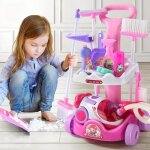 Aspirateur enfant kit de nettoyage pour enfants jeu de rle chariot de nettoyage pour enfants ensemble ...