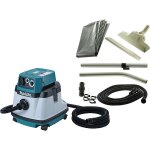 Aspirateur makita - classe l - 1050w - 25l - nettoyage automatique du filtre