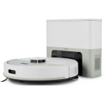 Aspirateur robot laveur - medion md100021 x22sw + - 165 min - 5000 pa - navigation laser - 25 l - blanc ...