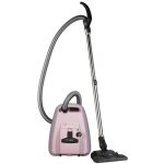 Aspirateur traineau - sebo - k1 cream rose - rose pastel - sac - compact