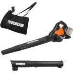 Aspirateur souffleur - worx - wg583e. 9 - 40v - moteur brushless - 2 niveaux de vitesse