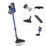 Aspirateur balai aspirateur  main filtre hepa puissant sans sac compact mpm mod - 34 600w bleu 02631 ...