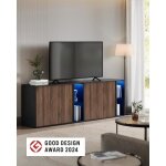 Assemblage ultra - rapide sans outils toolless buffet meuble de rangement meuble tv avec clairage placard ...