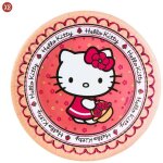 Assiettes en carton - hello kitty - 195 cm - rose - enfant - 8 pi�ces