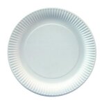 Assiettes carton pure rond  26 cm blanc ext?