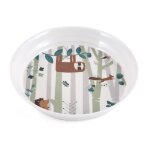 Assiette creuse d�cor r�ve de foret made in france