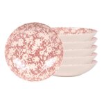 Assiette creuse l�a rouge 22 cm (lot de 6) - table passion