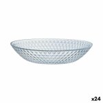 Assiette creuse luminarc pampille clear transparent verre (20 cm) (24 units)