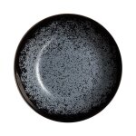 Assiette creuse noire 20 cm slate - luminarc