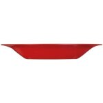Assiette creuse rouge 215 cm - filicaria