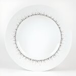 Assiette dessert boralis gris