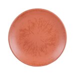 Assiette � dessert onyx 21 cm terracotta (lot de 6) - table passion