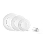 Lot de 6 assiettes dessert en porcelaine onde gravee - medard de noblat