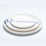 Assiette mlamine ronde elgante  20  31 cm - pujadas - blanc - l1 - l1 - p1 - h1 - mlamin