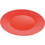 Assiette en plastique r�utilisable vocba 25cm rouge