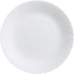 Assiette plate blanche 25 cm - feston - luminarc Assiette plate blanche 25 cm - feston - luminarc