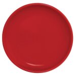 Assiette plate caf 205mm - lot de 12 - olympia - rouge - l1 - l1 - p1 - h1 - grs