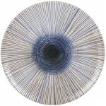 Assiette plate - la mediterrnea - irys - porcelaine - multicolore - 6 units -  26 cm