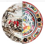 Assiette plate - seletti - eusapia - multicouleur - porcelaine bone china - �275 cm