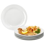 Assiette plate - tommy - 6 pièces - porcelaine blanche - Ø 267 cm - compatible lave - vaisselle Assiette plate - tommy - 6 pièces - porcelaine blanche - Ø 267 cm - compatible lave - vaisselle