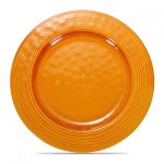 Assiette de prsentation orange  22  28 cm - pujadas - l1 - l1 - p1 - h20 - mlamin