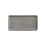 Assiette rectangulaire mineral effet granit - lot de 6 - olympia