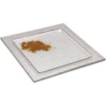 Assiette rectangulaire verre l300 x lg230 mm