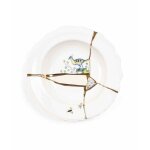 Assiette - seletti - kintsugi - multicolore - porcelaine - h 25. 5 x l 25. 5 x w 5 cm