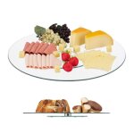 Relaxdays assiette de service plateau tournant assiette présentation verre pâtisserie 360° 45 cm transparent ... Relaxdays assiette de service plateau tournant assiette présentation verre pâtisserie 360° 45 cm transparent ...