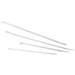 Assortiments de 100 colliers - electraline - 25x135mm - transparent