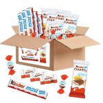 Kinder assortiment de 200 chocolats : schokobons mini bueno country maxi boite  partager