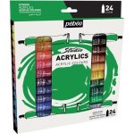 Peinture acrylique - pébéo - studio acrylics - 24 tubes de 20 ml - mixte - adulte Peinture acrylique - pébéo - studio acrylics - 24 tubes de 20 ml - mixte - adulte