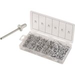 Assortiment de rivets - kstools - 400 pcs - acier - coffret plastique - 970. 0150