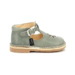 Salom�s - aster - bimbo - 2 - cuir - vert - b�b�