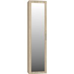 Atara armoire d?entr�e avec grand miroir 180x50x35 cm deux �tag�res + porte - cintres meuble d?entr�e ...