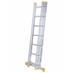 Echelle transformable - mon mobilier design - atra - aluminium lger - 3 plans - 7 marches
