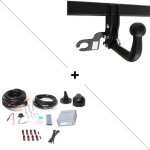 Attelage renault kangoo y compris adblue (05 / 13 - 03 / 21) col de cygne + faisceau universel 7 broches ...