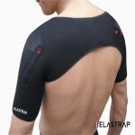 Attelle �paule - elastrap - double �pauli�re magn�tique - n�opr�ne - antalgique - anti - inflammatoire ...