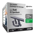Audi a3 sportback westfalia attelage de remorque amovible comprenant un faisceau de c�bles 7 broches ...