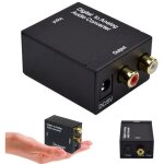 Audio spdif optique rca numérique vers analogique optique coaxial convertisseur audio 35 mm sortie avec ... Audio spdif optique rca numérique vers analogique optique coaxial convertisseur audio 35 mm sortie avec ...