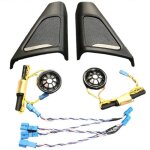 Audio trompette tweeter couverture tête aigus corne cadre décoration garniture pour - bmw f10 f11 voiture ... Audio trompette tweeter couverture tête aigus corne cadre décoration garniture pour - bmw f10 f11 voiture ...