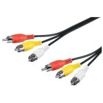 Audio - video - cable c�ble 3x cinch (fiche m�le)?