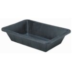 Auge de ma�on en caoutchouc - outifrance - 10 l - 440 x 340 x 100 mm - id�ale pour ma�onnerie